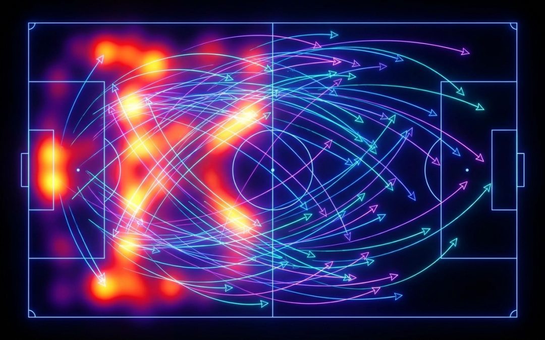 How to create a visualization of sports data (heatmap, passing map)?