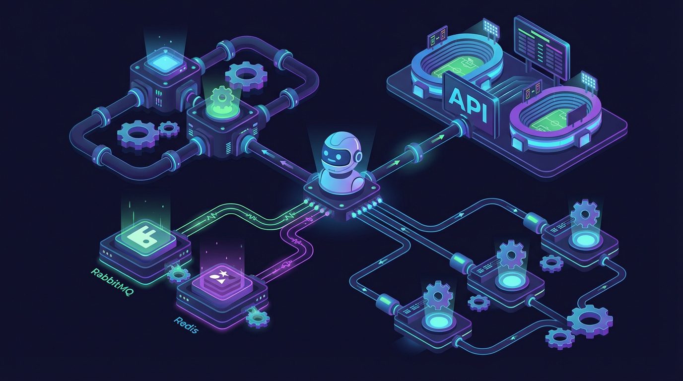 Как использовать очереди (RabbitMQ/Redis), если бот растёт по нагрузке?