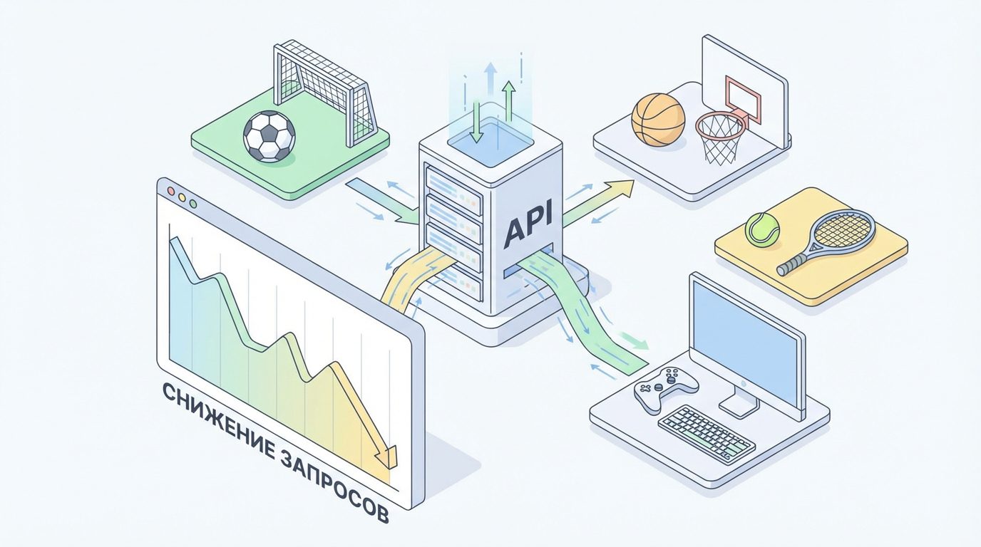 Как снизить расход API-запросов, если бот обрабатывает много матчей?