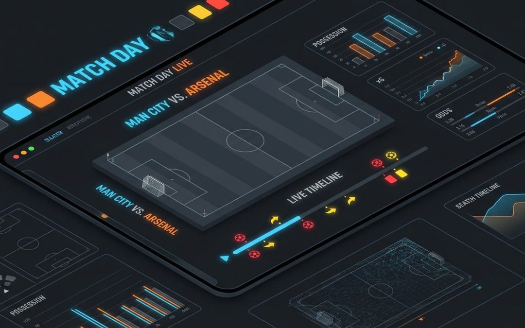 How to create an interactive live-timeline: goals, strikes, cards